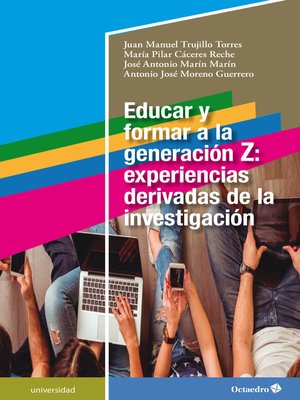 cover image of Educar y formar a la generación Z
